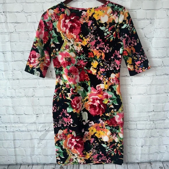 Pink Blush Multicolor Floral cute dress size M - Picture 9 of 11